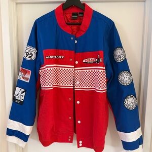 New Mario Kart Racing Bomber Jacket Adult Size XL